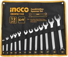 Ingco 12Pcs Combination Spanner Set HKSPA1143