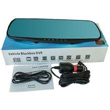 Car Camera with Front and Back camera DVR Car Rear View Mirror Wide Angle & Full HD Recording with Reverse Camera