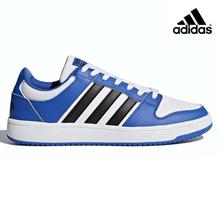 Adidas Blue/White Neo Cloudfoam BB Hoops Shoes For Men - AW3909