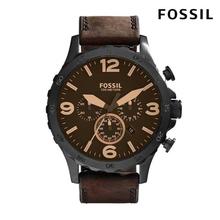 Fossil Nate Dark Brown Dial Chronograph Watch For Men- Jr1487