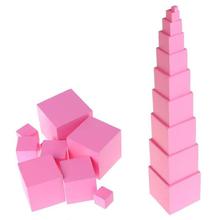  Montessori Sensorial Materials Pink Tower 