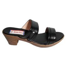 Solid Heeled Sandals For Women