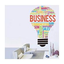 Business Light Bulb Wall Stickers