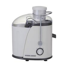 Black & Decker 400W Juice Extractor With Wide Chute - White, JE400-B5 Mixer and Food Processor