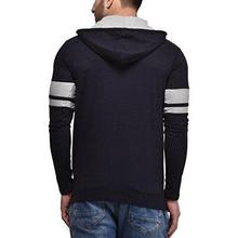 SALE- Cenizas Men's Hooded Full Sleeves Dual Tone Round Neck Casual