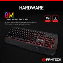 Fantech K11 Usb Wired Backlit Gaming Water Resistant Keyboard