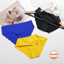 3Pcs/lot Seamless Panty Set Underwear Female Comfort