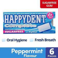 Happydent Complete, Peppermint Flavour Chewing Gum, 6.6g