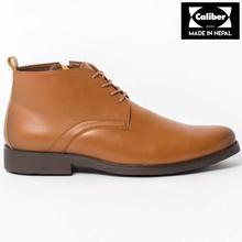 Caliber Shoes Tan Brown Lace Up Lifestyle Boots For Men - ( 409 C)