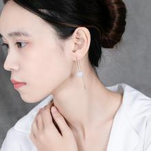 Wan Ying snowflake ear line s925 trend temperament long