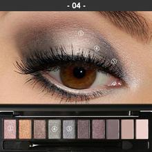 Focallure 10Pcs Makeup Palette Natural Eye Makeup Light Eye Shadow Makeup Shimmer Matte Eyeshadow Palette Set