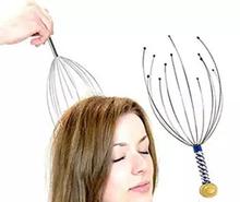 Metal Octopus-Shaped Scalp Head Massager Scratcher