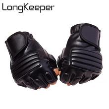 Long Keeper New Style Mens Leather Driving Gloves Fitness