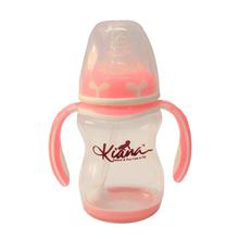 Kiana Feeding Bottle (PP, Natural) With Handle - 240 ml (Pink)