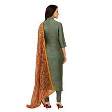 Akhilam Womens Chanderi Cotton Dress Material