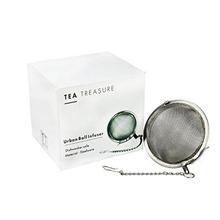 TeaTreasure Stainless Steel Urban ball Infuser Tea Filter (Silver)