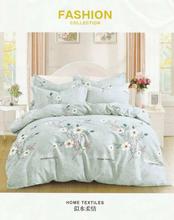 Jeans Cotton Bed Sheet With 2 Pillow Cover And 1 Blanket Cover- King Size