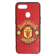 Red Manchester United Printed Mobile Back Cover For Oppo F9 Pro