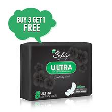 Safety Ultra Sanitary Pad, 8count (Buy 3 Get 1 Free)
