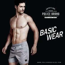 Police Grey BX5 Cotton Boxer For Men