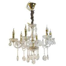 Golden Embellished Pendant Chandelier Light