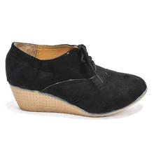 Wedge Heeled Lace Up Shoes For Women