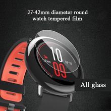 9H Universal Round Tempered Glass Protective Film Screen Protector Cover For MOTO 360, Xiaomi Huami Amazfit Smart watch