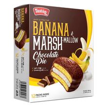 Tastee Banana Marshmallow Choco Pie - 300gm (25gm x 12 packs)