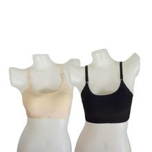 Pack Of 3 Padded Cage Bra For Women - Nude/Black/White