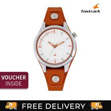 6156SL02 White Dial Analog Watch For Women - (Orange)