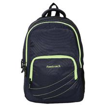 Fastrack Blue Textured Polyester Backpack For Men-A0805NBL01