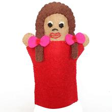 Handmade Little Girl Hand Puppet For Kids