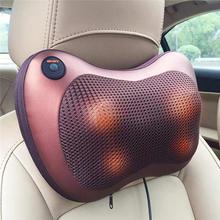 Electric Massage Pillow Far Infrared Heated Full Body Massager Cushion Neck Back