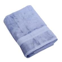 Blue Plain Large Cotton Bath Towel