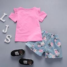 BibiCola Summer Baby Girls Clothing Set Toddler Clothes