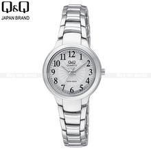 Q&Q Silver Analog Dial Watch For Women - F499J204Y