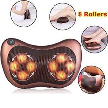 Electric Massage Pillow Far Infrared Heated Full Body Massager Cushion Neck Back