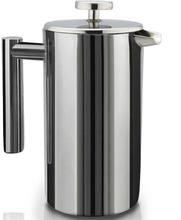 Double-Wall Stainless Steel Mirror Finish French Press Coffee Grinder- (800 ml)