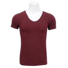 Stretchable T-Shirt For Men- Maroon