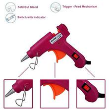 20W 20 WATT 7MM HOT MELT Glue Gun with ON Off Switch and LED