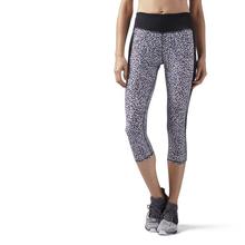 Reebok Black/White Running Essentials Capri Leggings For Women - CE4604