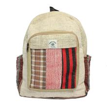 Multi-color Striped Hemp Backpack - Unisex