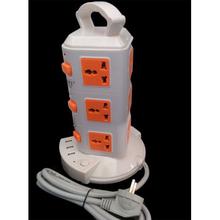 12 outlet 3 Usb port Vertical Extension Power Socket Strip Surge Protector