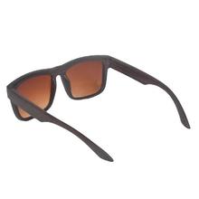 Matt Chocolate Wodden Frame Classic Sunglass With Free Case