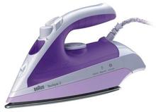 Braun 320 Tex Style 3 Steam Iron – Purple/White