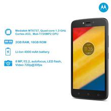 Motorola Moto C Plus Smart Mobile Phone [2GB RAM, 16GB ROM - Pearl White]