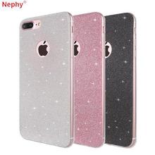 Frosted Shine Silicone Soft Case for iPhone 6 S 6S iPhone 7 iPhone 8