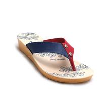 Milano Sandal for Women 1604-03 - Red and Brown