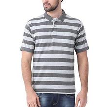 Classic Polo Striped Grey Casual T-shirt