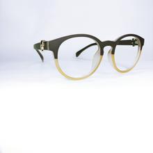 Black and Cream Colored Frame Premium Designer Eyeglasses